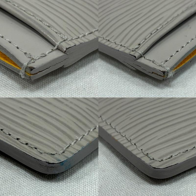 ルイヴィトン LOUIS VUITTON カードケース カードケース ポルト カルト サーンプル エピ レザー カード パス ケース 名刺入れ M60328 - ワンポイント X ロゴ、文字 メンズ USED 古着 中古 50143609