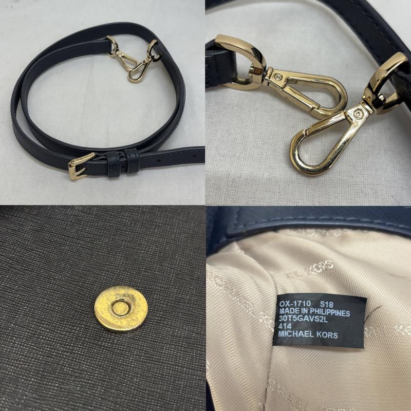 マイケルコース MICHAEL KORS ハンドバッグ ハンドバッグ 2WAY ハンド ショルダー バッグ 紺 ネイビー 30T5GAVS2L - 紺 / ネイビー / navy レディース USED 古着 中古 50143683