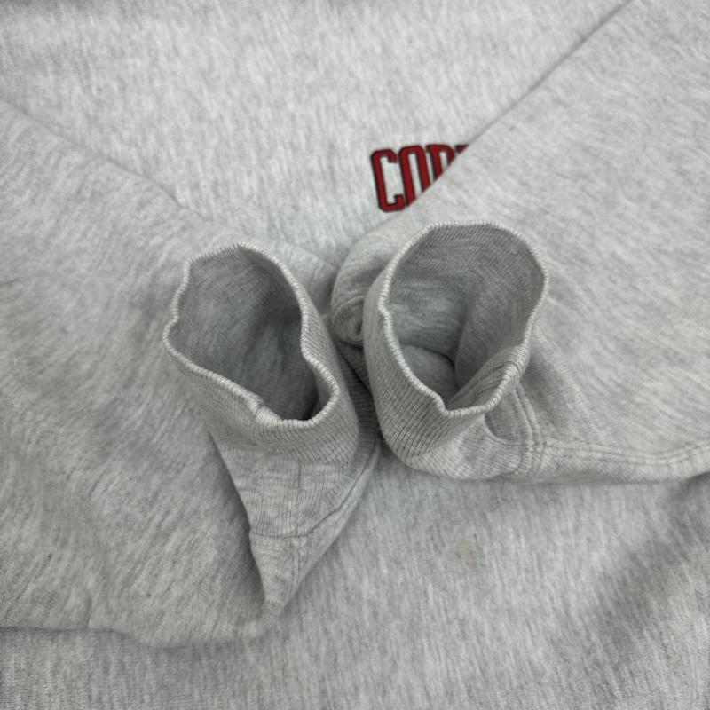 チャンピオン Champion トレーナー 長袖 80s 90s USA製 トリコタグ REVERSE WEAVE CORNELL バック プリント スウェット XL 灰 / グレー / gray メンズ USED 古着 中古 50143780