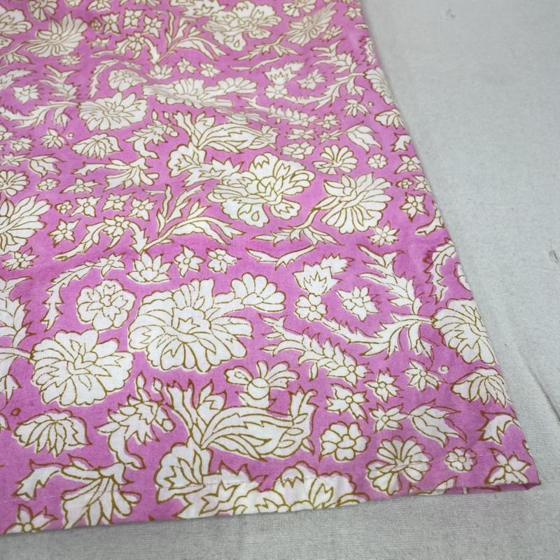 ロンハーマン RonHerman スカート ロングスカート SZ Blockprints コラボ コットン 花柄 総柄 フラワープリント ロング フレア スカート 3510500225 S 花柄 X 総柄 X プリント 桃 / ピンク / pink レディース USED 古着 中古 50143887
