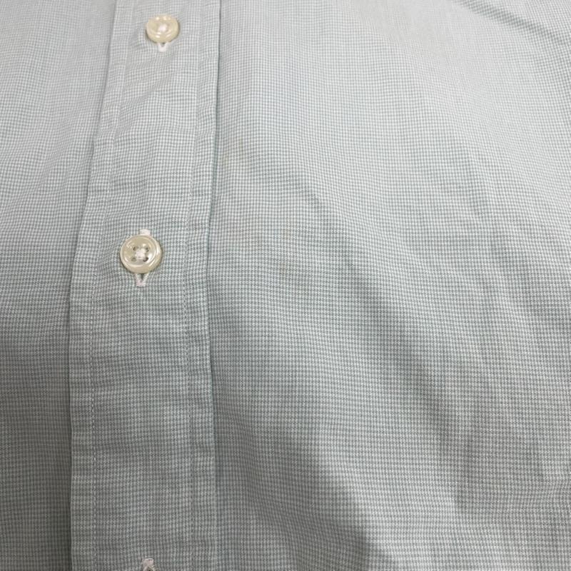 ラルフローレン RALPHLAUREN シャツ、ブラウス 長袖 BLAKE 長袖 シャツ ブラウス Shirt ロングスリーブ ポニーロゴ ワンポイント 刺繍 L チェック 薄緑 / ライトグリーン / メンズ USED 古着 中古 50143998