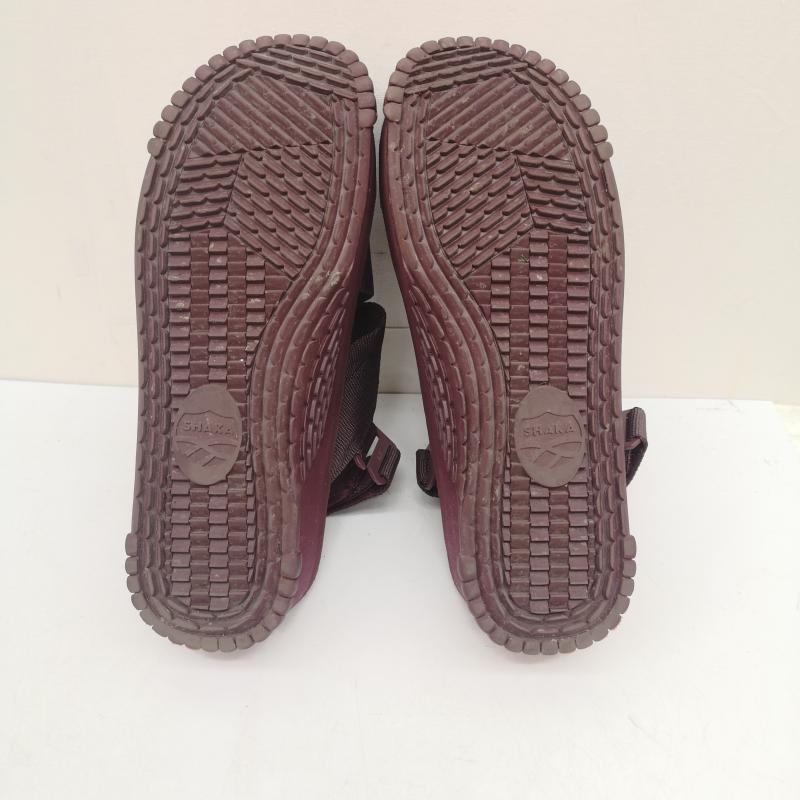 シャカ SHAKA サンダル サンダル 23ss FIESTA PLATFORM 厚底 サンダル 25.0cm ボルドー / ボルドー / レディース USED 古着 中古 50144209