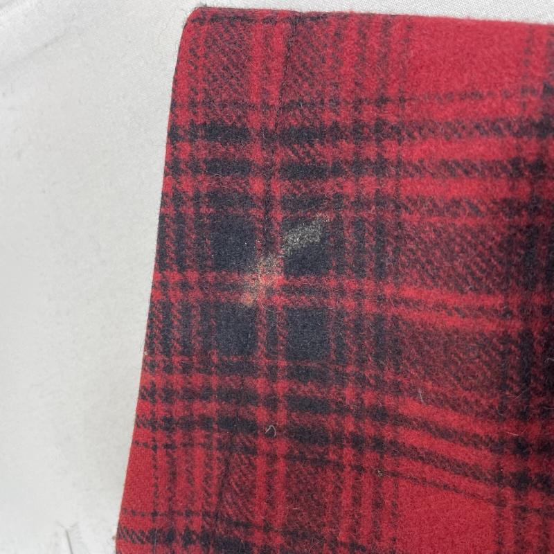 ウールリッチ WOOLRICH ジャケット、上着 ジャンパー、ブルゾン ハンティング ジャケット ブルゾン チェック柄 ボタン ウール スタンドカラー 長袖 前開き S チェック 黒 / ブラック / black X 赤 / レッド / red メンズ USED 古着 中古 50144269