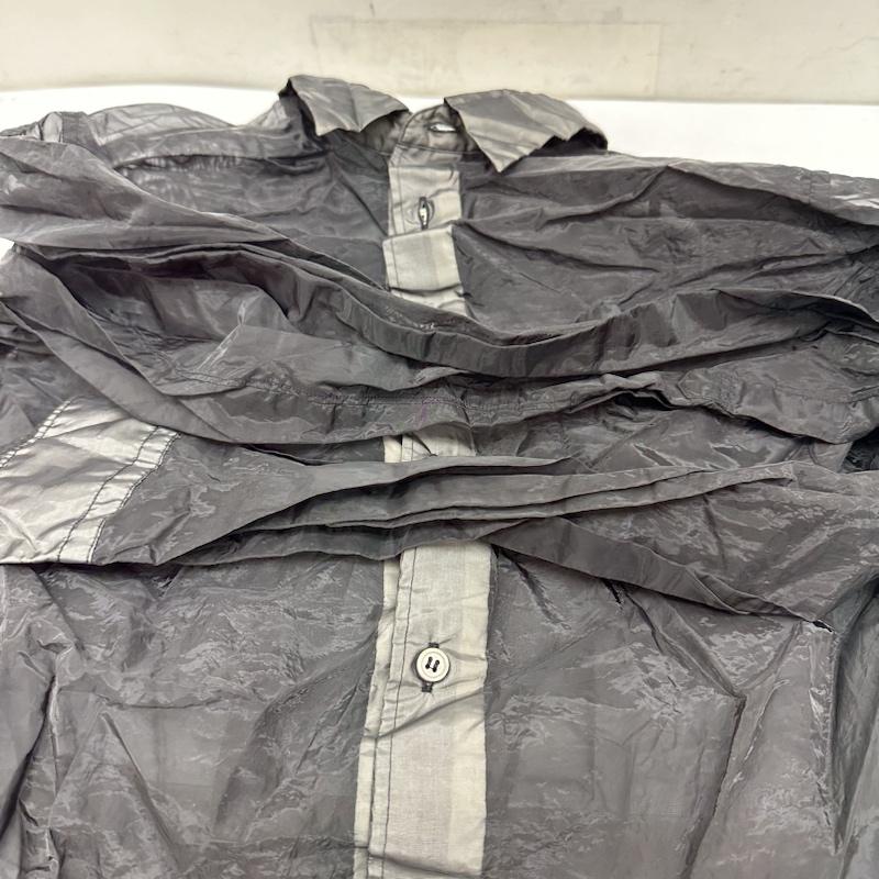 ブラックコムデギャルソン BLACK COMME des GARCONS シャツ、ブラウス 長袖 20AW シワ 加工 シアー シャツ 1F-B022 M 黒 / ブラック / black メンズ USED 古着 中古 50144381