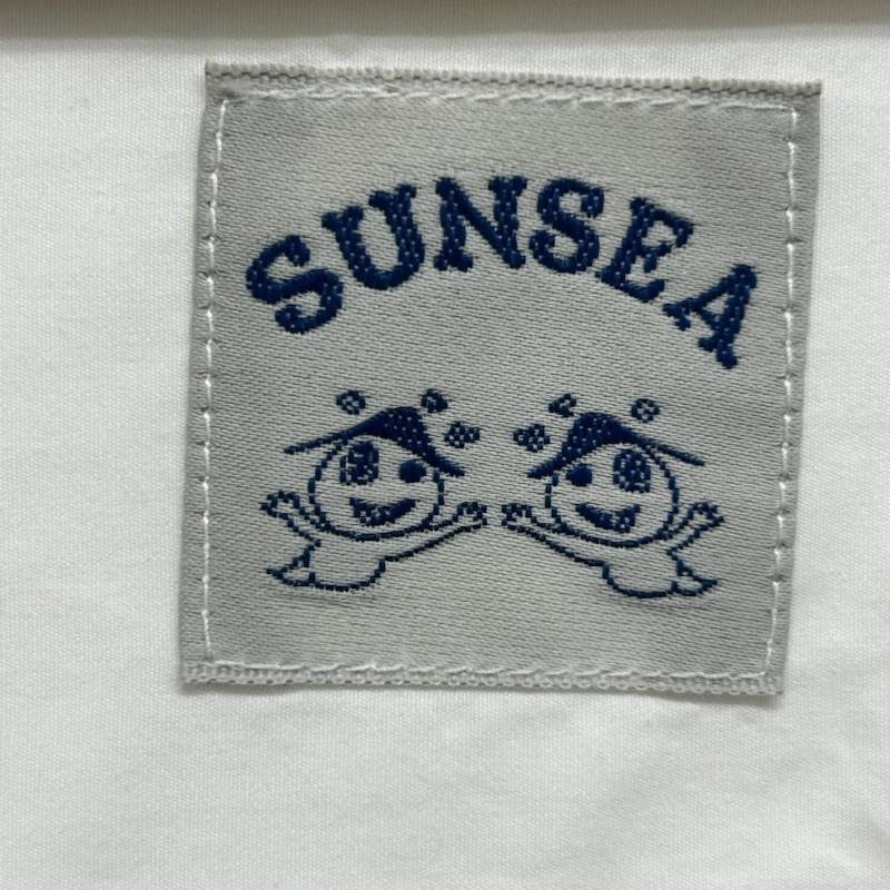 サンシー SUNSEA シャツ、ブラウス 長袖 長袖シャツ レギュラーカラーシャツ 3 無地 白 / ホワイト / white メンズ USED 古着 中古 50144585
