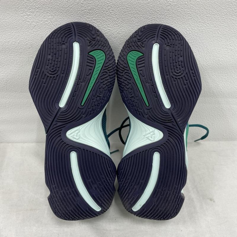 ナイキ NIKE スニーカー スニーカー バスケットボール シューズ ヤニス イモータリティDZ7534-301 25.0cm ロゴ、文字 緑 / グリーン / green X 紫 / パープル / purple X 水色 / ライトブルー / メンズ USED 古着 中古 50144730