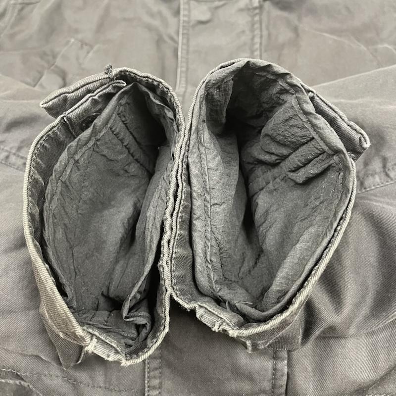 スタンプド STAMPD コート コート一般 ARCTIC PARKA パッカリング モッズコート ライナー付き S 無地 黒 / ブラック / black メンズ USED 古着 中古 50145167