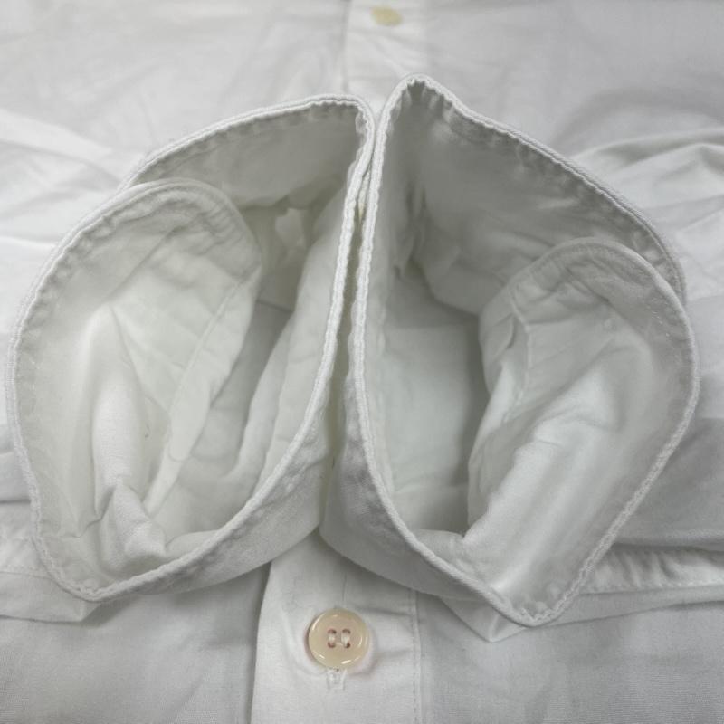 古着 USED シャツ、ブラウス 長袖 90s ヴィンテージ goouch 長袖 シャツ ブラウス Shirt ロングスリーブ 胸ポケット ボタン L 無地 白 / ホワイト / white X マルチカラー / マルチカラー / multicolor メンズ USED 古着 中古 50145248