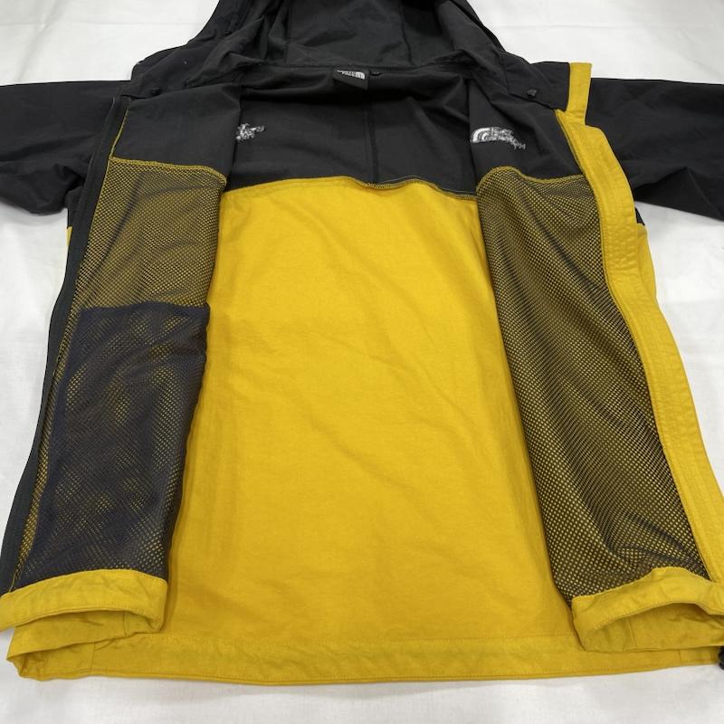 ザノースフェイス THE NORTH FACE ジャケット、上着 ジャンパー、ブルゾン マウンテンパーカー ナイロンジャケット ウィンドブレーカーNP71801Z M ワンポイント X ロゴ、文字 X 刺繍 黒 / ブラック / black X 黄 / イエロー / yellow メンズ USED 古着 中古 50145301