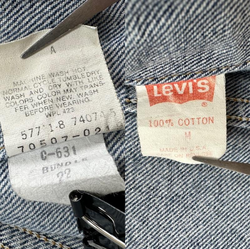 リーバイス Levi s ジャケット、上着 ジャンパー、ブルゾン 90s USA製 70507-0219 3rd デニム トラッカ― ジャケット M インディゴ / インディゴ / Indigo メンズ USED 古着 中古 50145314