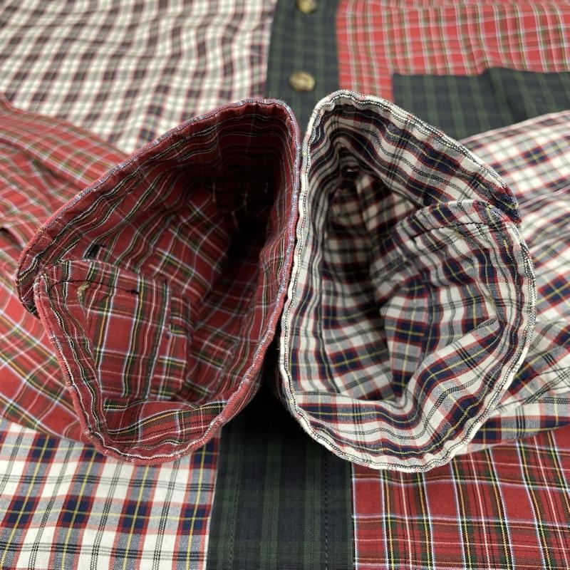 ブルックス ブラザーズ BROOKS BROTHERS シャツ、ブラウス 長袖 長袖 ボタンダウン シャツ クレイジーパターン トラッド チェック S チェック マルチカラー / マルチカラー / multicolor メンズ USED 古着 中古 50145428