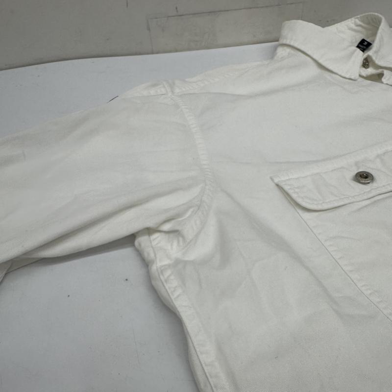 ポロスポーツラルフローレン POLOSPORT シャツ、ブラウス 長袖 90s 袖 ロゴ レギュラーカラー シャツ M 白 / ホワイト / white メンズ USED 古着 中古 50145723