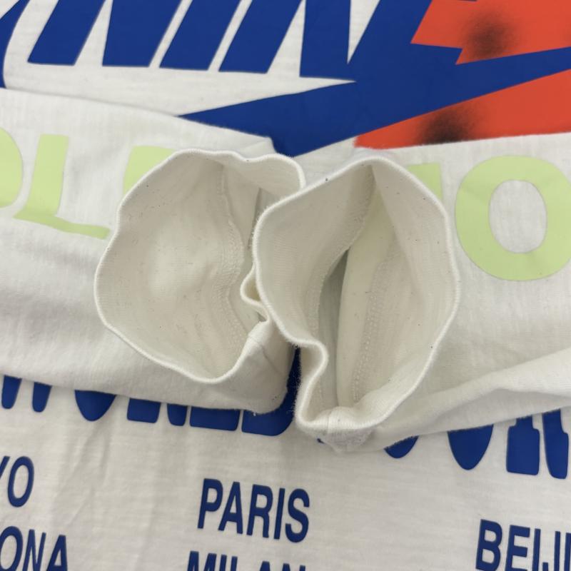 ナイキ NIKE Tシャツ 長袖 ロンT NSW WTOUR ワールドツアー dn4445-100 ロゴ L 白 / ホワイト / white メンズ USED 古着 中古 50145898