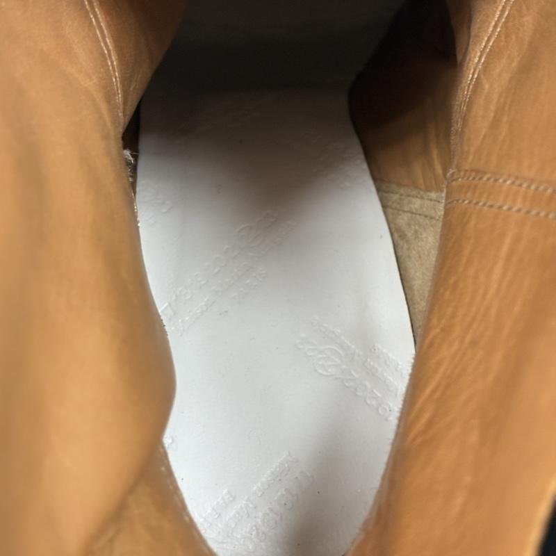 メゾン マルジェラ Maison Margiela ブーツ ショートブーツ レザー スエード 切替 ベルト ストラップ ハイヒール ショート ブーツ 37 - 黒 / ブラック / black レディース USED 古着 中古 50146641