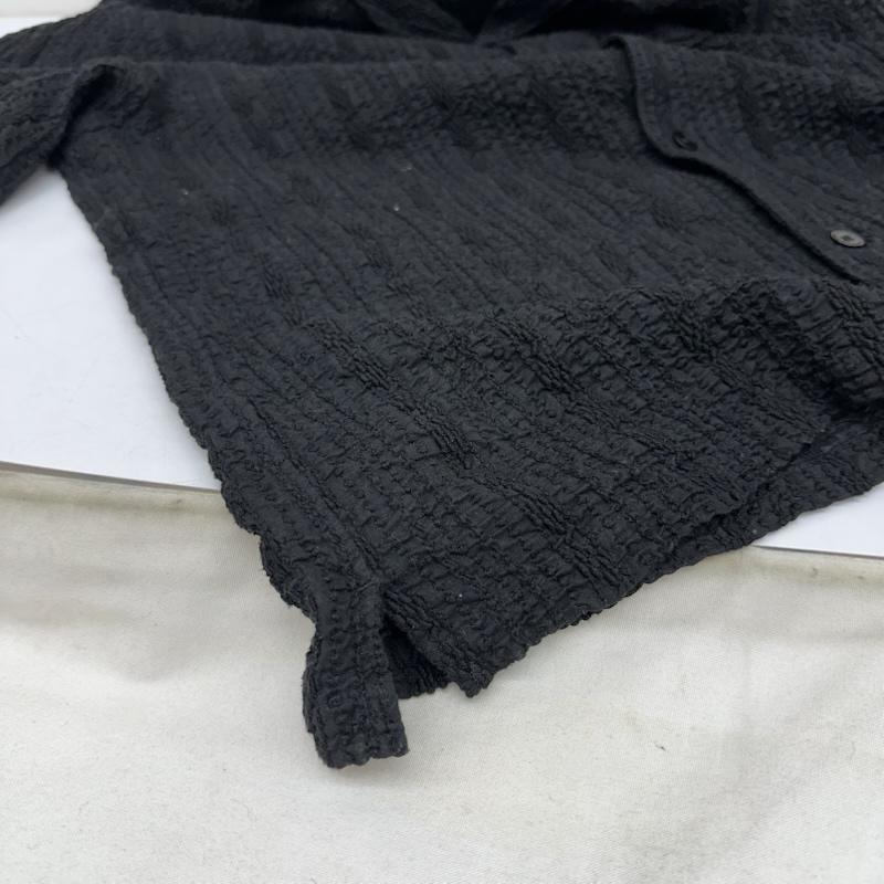 アンユーズド UNUSED シャツ、ブラウス 半袖 24SS Short Sleeve Lace Shirt レース オープンカラー シャツ US2419 4 黒 / ブラック / black メンズ USED 古着 中古 50147246