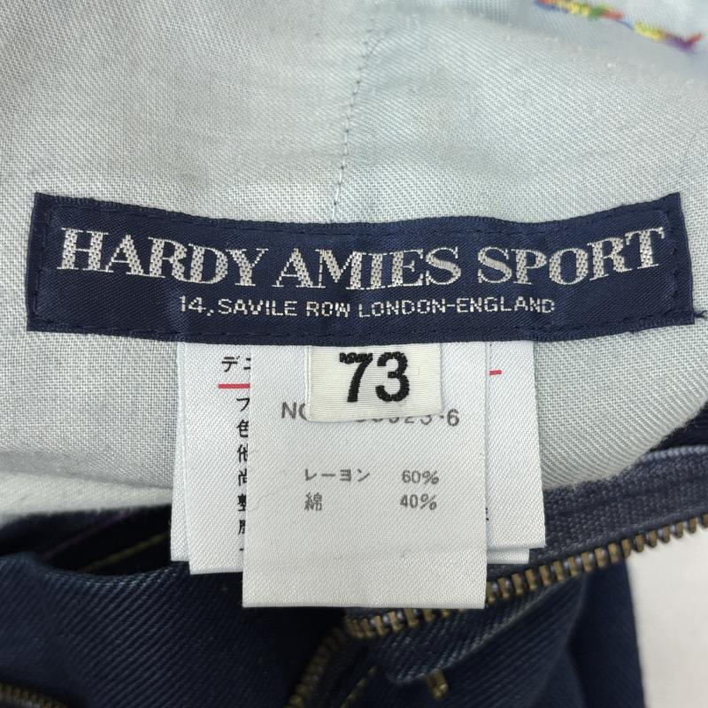ハーディーエイミス HARDYAMIES パンツ デニム、ジーンズ アロハ ドッグ ロゴ バック 刺繍 レーヨン コットン デニム パンツ - インディゴ / インディゴ / Indigo メンズ USED 古着 中古 50147391