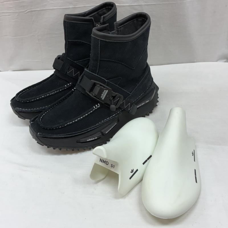 ネイバーフッド NEIGHBORHOOD ブーツ ショートブーツ adidas Originals アディダス 2023 NMD S1 Boots ノマド エヌエムディー ブーツ ID1708 28.0cm ロゴ、文字 黒 / ブラック / black メンズ USED 古着 中古 50147522