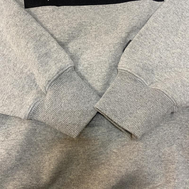 ナンガ NANGA トレーナー 長袖 NW2311-1F201 ECO HYBRID BOX LOGO SWEATSHIRT gray S S ロゴ、文字 X プリント 灰 / グレー / gray メンズ USED 古着 中古 50147605
