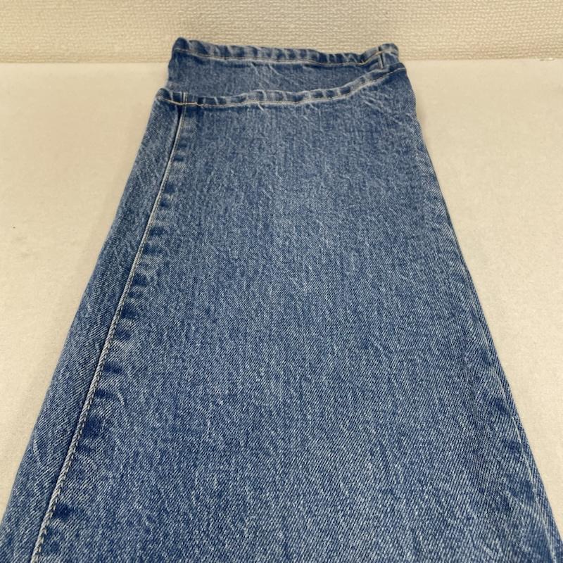 スローブイエナ SLOBE IENA パンツ デニム、ジーンズ デニム ジーパン ジーンズ LE DENIM ストレート パンツ ジップフライ ボタンロゴ刻印入り 36 無地 インディゴ / インディゴ / Indigo レディース USED 古着 中古 50147895