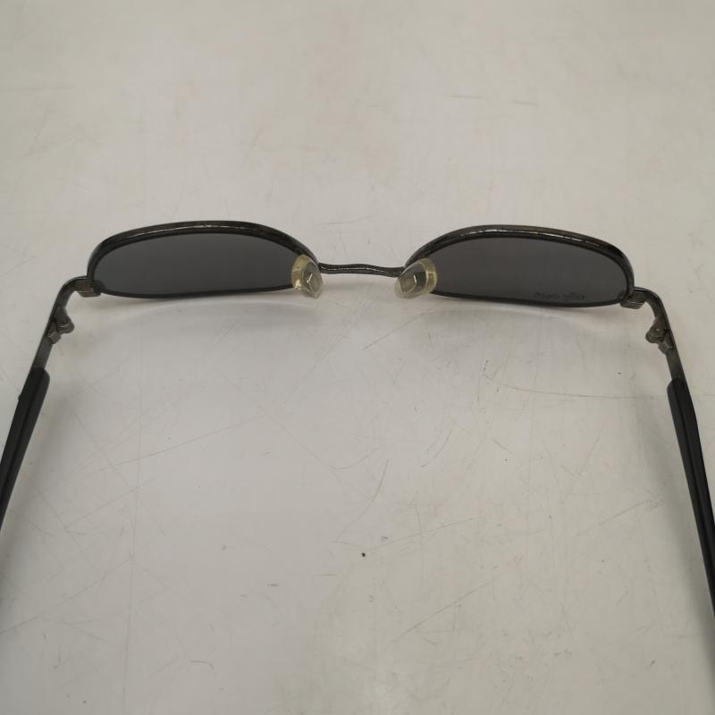 古着 USED めがね・サングラス サングラス UOMO MAX ウォモマックス サングラス 80s 90s 昭和 - 黒 / ブラック / black X 銀 / シルバー / silver color メンズ USED 古着 中古 50148076