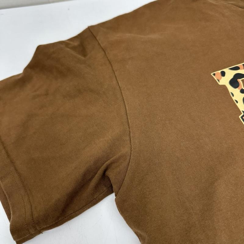 古着 USED Tシャツ 半袖 starteam fuckthisindustry レオパード プリント Tシャツ L 茶 / ブラウン / brown メンズ USED 古着 中古 50148305