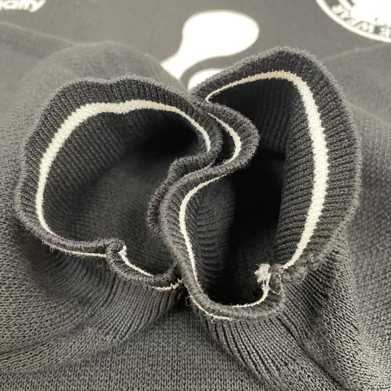 ガルフィー GALFY ニット、セーター 長袖 長袖 ニット セーター ロゴ 刺繍 わんわん FC ニット ユニ 151002 XL ロゴ、文字 X キャラクター X 刺繍 黒 / ブラック / black メンズ USED 古着 中古 50148308