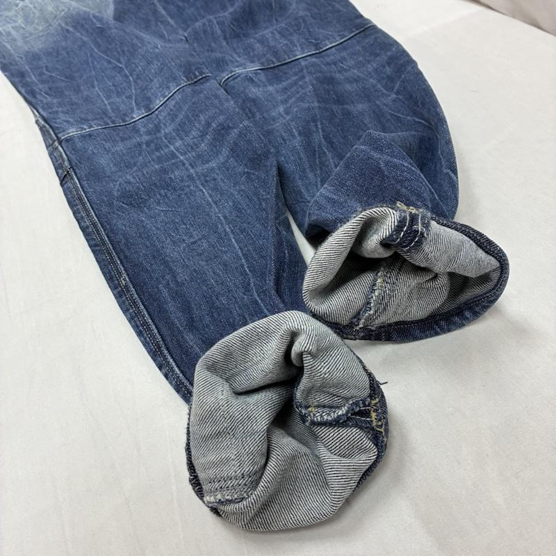 ジースターロゥ G-STAR RAW パンツ デニム、ジーンズ 5620 Custom Mid Skinny Wmn 立体裁断 バイカー ストレッチ スリム スキニー デニムパンツ 26インチ ダメージ加工 インディゴ / インディゴ / Indigo レディース USED 古着 中古 50148617