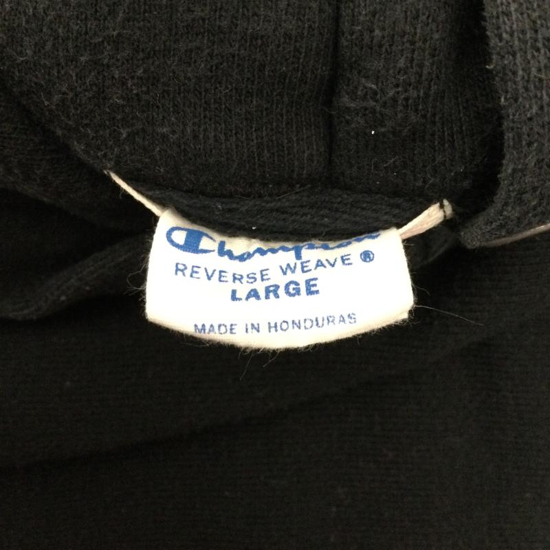 チャンピオン Champion パーカー 長袖 Champion REVERSE WEAVE mintcrew プルオーバーパーカー L 無地 黒 / ブラック / black メンズ USED 古着 中古 50149033