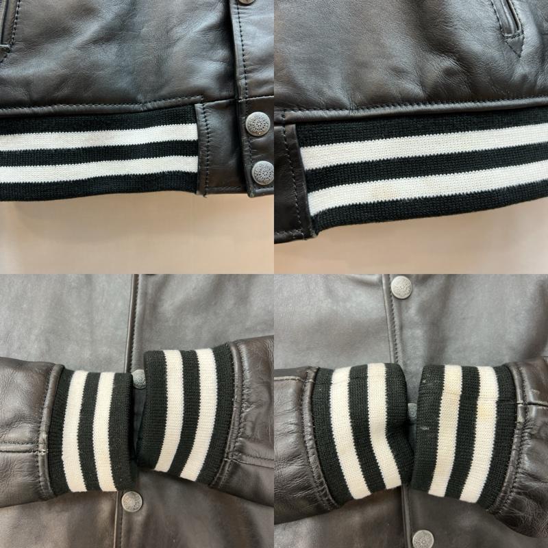 リューグーレザーズ Liugoo Leathers ジャケット、上着 レザージャケット オールレザー スタジャン 牛革 M 黒 / ブラック / black メンズ USED 古着 中古 50149046