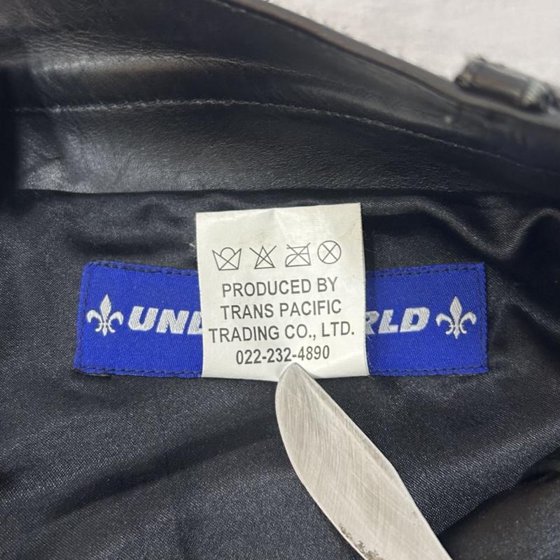 USED古着 USED/古着 ボトムス ボトムス UNDERWORLD レザーパンツ 牛革 サイズ30 パキスタン製 30インチ 無地 黒 / ブラック / black メンズ USED 古着 中古 50149185