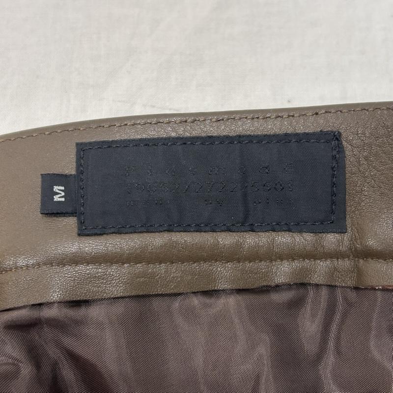 USED古着 USED/古着 ボトムス ボトムス plusmade レザーパンツ 牛革 ブラウン madeinjapan サイズM M 無地 茶 / ブラウン / brown メンズ USED 古着 中古 50149345