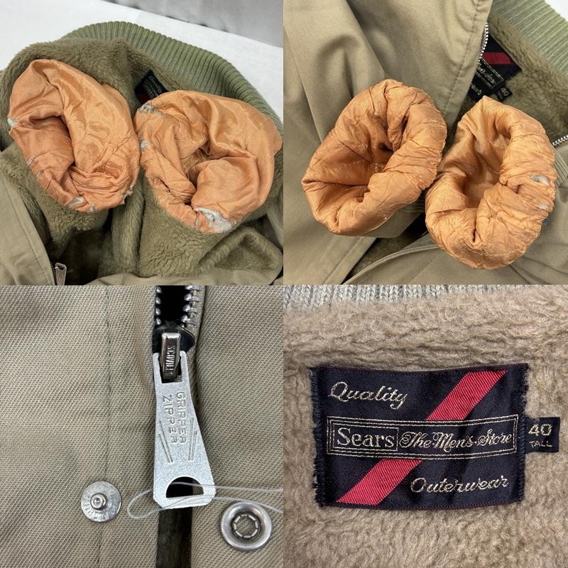 シアーズ SEARS ジャケット、上着 ジャンパー、ブルゾン 70s 80s ファラオ コート 裏ボア ジャケット ヴィンテージ 40 メンズ USED 古着 中古 50149474