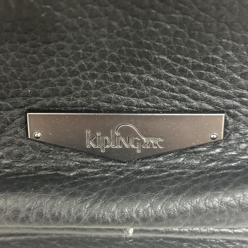 キプリング kipling ショルダーバッグ ショルダーバッグ 本革 レザー 無地 - 無地 黒 / ブラック / black レディース USED 古着 中古 50149544