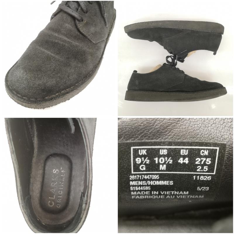 クラークス Clarks ブーツ 一般 スエード ブーツ 11826 27.5cm 黒 / ブラック / black メンズ USED 古着 中古 50149644