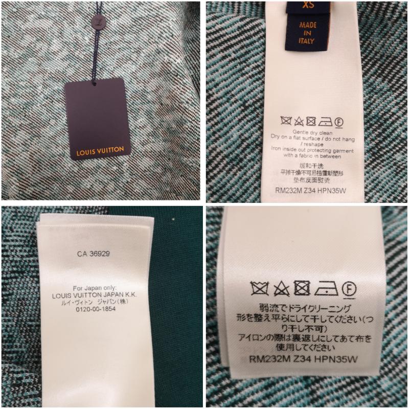 ルイヴィトン LOUIS VUITTON ジャケット、上着 ジャンパー、ブルゾン モノグラム ジップアップ ジャケット RM232M Z34 HPN35W XS 緑 / グリーン / green メンズ USED 古着 中古 50149909