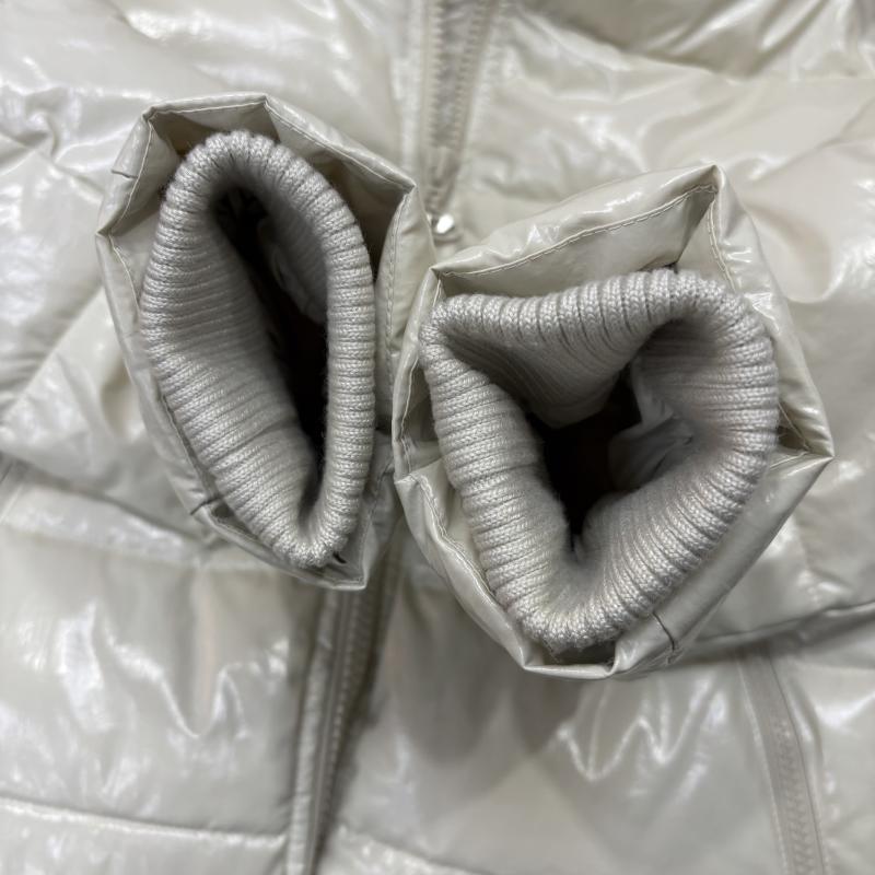 ディーゼル DIESEL コート コート一般 ロングコート 中綿 ダブルジップ 光沢 M 白 / ホワイト / white レディース USED 古着 中古 50150020