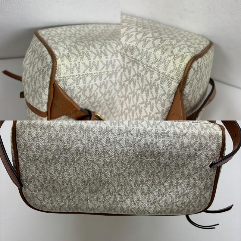 マイケルコース MICHAEL KORS リュックサック、デイパック リュックサック、デイバッグ リュック PVC 30S7GEZB1B VANILLA ホワイト - レディース USED 古着 中古 50150039