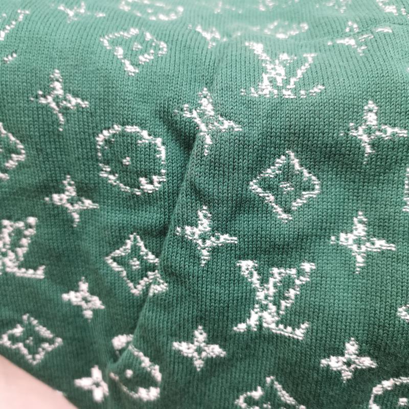 ルイヴィトン LOUIS VUITTON パーカー 長袖 23AW RM232Q USO HNN45W モノグラム グラディエント ニット パーカー XS 緑 / グリーン / green メンズ USED 古着 中古 50150093