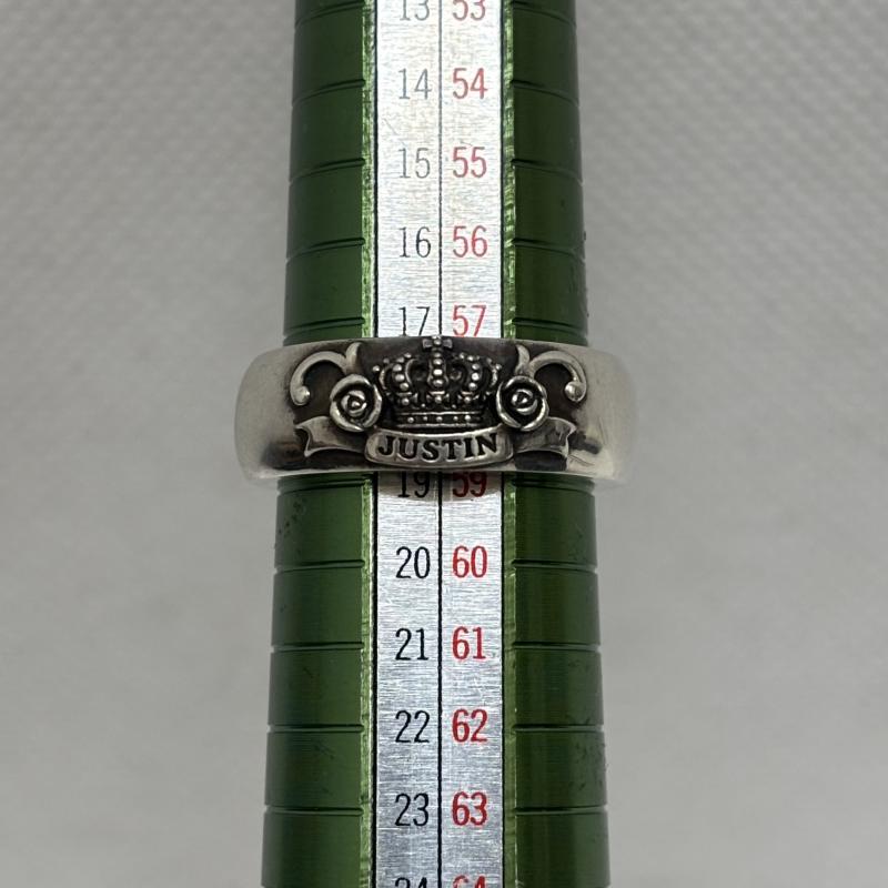 ジャスティンディヴィス JUSTIN DAVIS アクセサリー 指輪 ROSE HEARTED リング クラウンデザインリング SRJ465 #18 メンズ USED 古着 中古 50150149