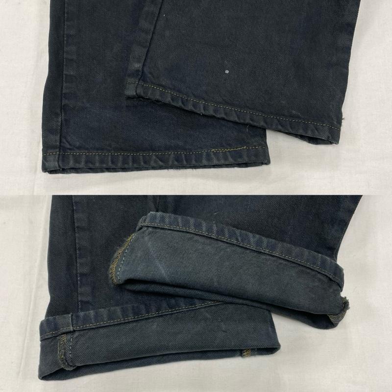 リーバイス Levi s パンツ デニム、ジーンズ 517 ブーツカット ジーンズ メキシコ製 リメイク ダメージ加工 W31 L36 31インチ ダメージ加工 黒 / ブラック / black メンズ USED 古着 中古 50150165