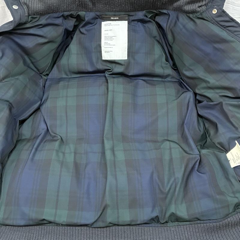 ダブルタップス WTAPS ジャケット、上着 ダウンジャケット 102GWDT-JKM01 ROKUDENASHI期 ナイロン ダウン ジャケット スタンドカラー - 紺 / ネイビー / navy メンズ USED 古着 中古 50150244