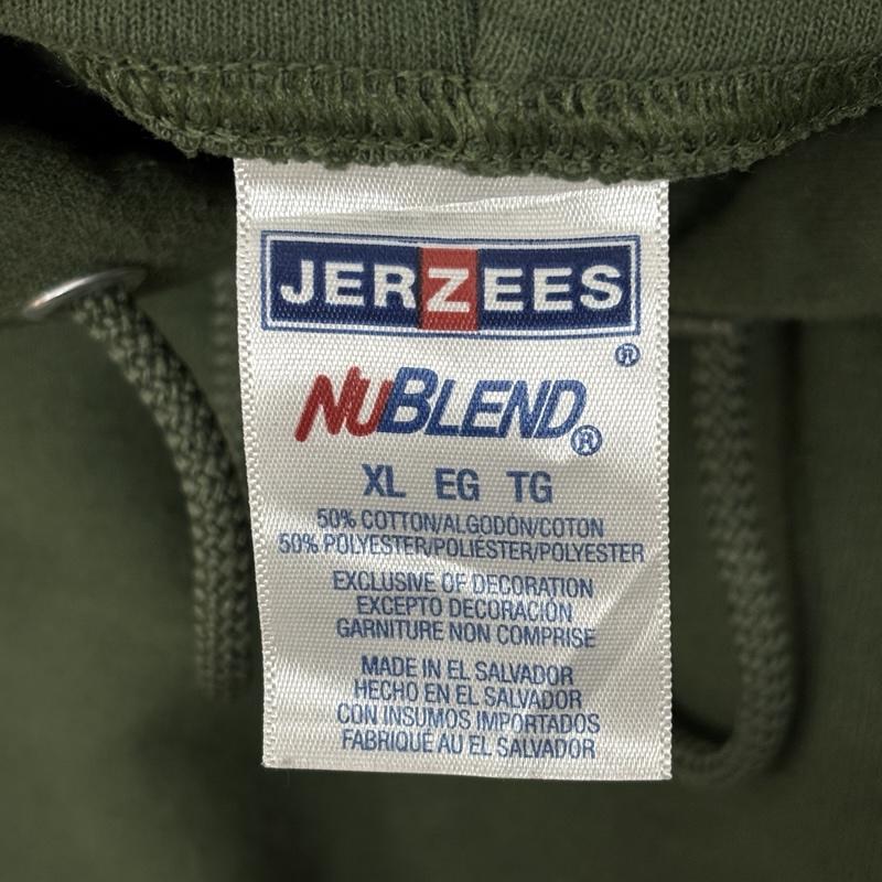 ジャージーズ JERZEES パーカー 長袖 2000年代 リアルツリーカモ 鹿角 プリント プルオーバー フーディ スウェット パーカー 00s XL 緑 / グリーン / green メンズ USED 古着 中古 50150385