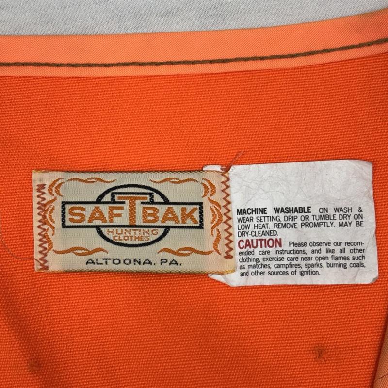 古着 USED ベスト ベスト SAFTBAK 70年代 ビンテージ ハンティング ベスト PRIDE ZIP 70s VINTAGE - メンズ USED 古着 中古 50150420