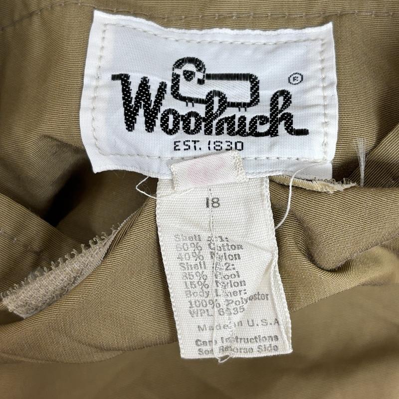 ウールリッチ WOOLRICH ベスト ベスト 70年代 ビンテージ USA製 リバーシブル チェックウール 無地60/40クロス ベスト 70s VINTAGE XL 無地 X チェック メンズ USED 古着 中古 50150428
