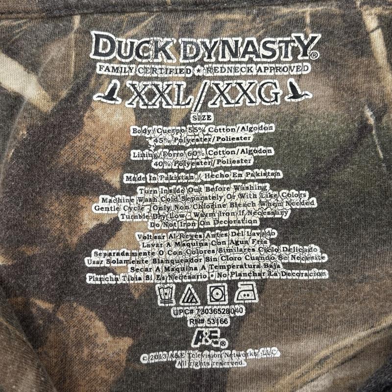 古着 USED パーカー 長袖 DUCK DYNASTY ダックダイナスティ ビッグサイズ プルオーバー フーディ パーカー XXL メンズ USED 古着 中古 50150449