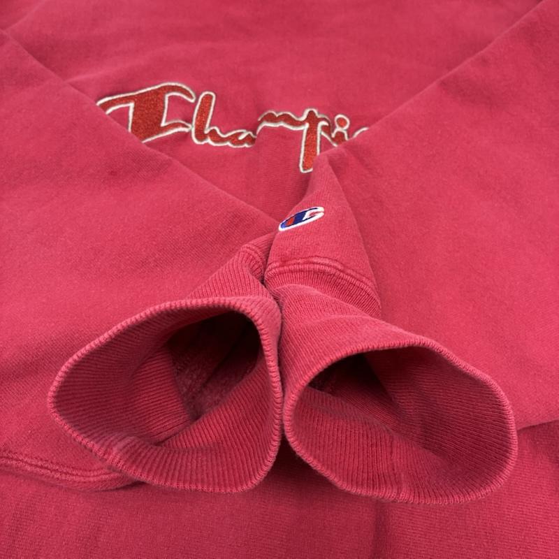 チャンピオン Champion トレーナー 長袖 90s 00s USA製 REVERSE WEAVE リバースウィーブ スウェット トレーナー XXL ロゴ、文字 X 刺繍 赤 / レッド / red メンズ USED 古着 中古 50150772