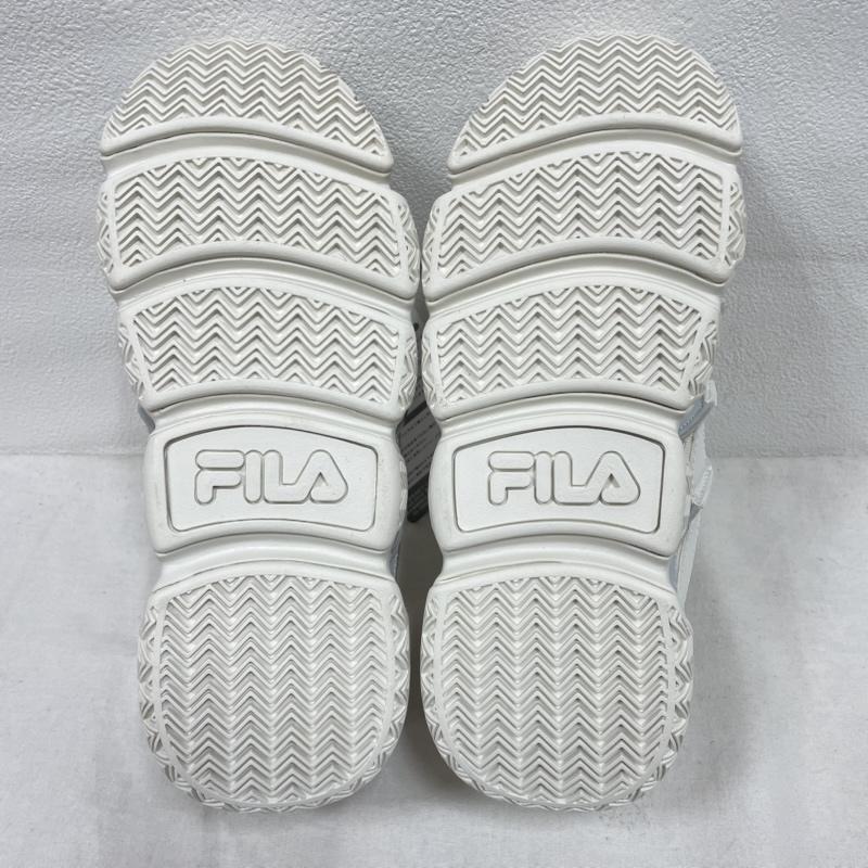 フィラ FILA スニーカー スニーカー 厚底 ダッド スニーカーローカット バリケード XT97 USS24019 23.0cm ロゴ、文字 白 / ホワイト / white レディース USED 古着 中古 50150908