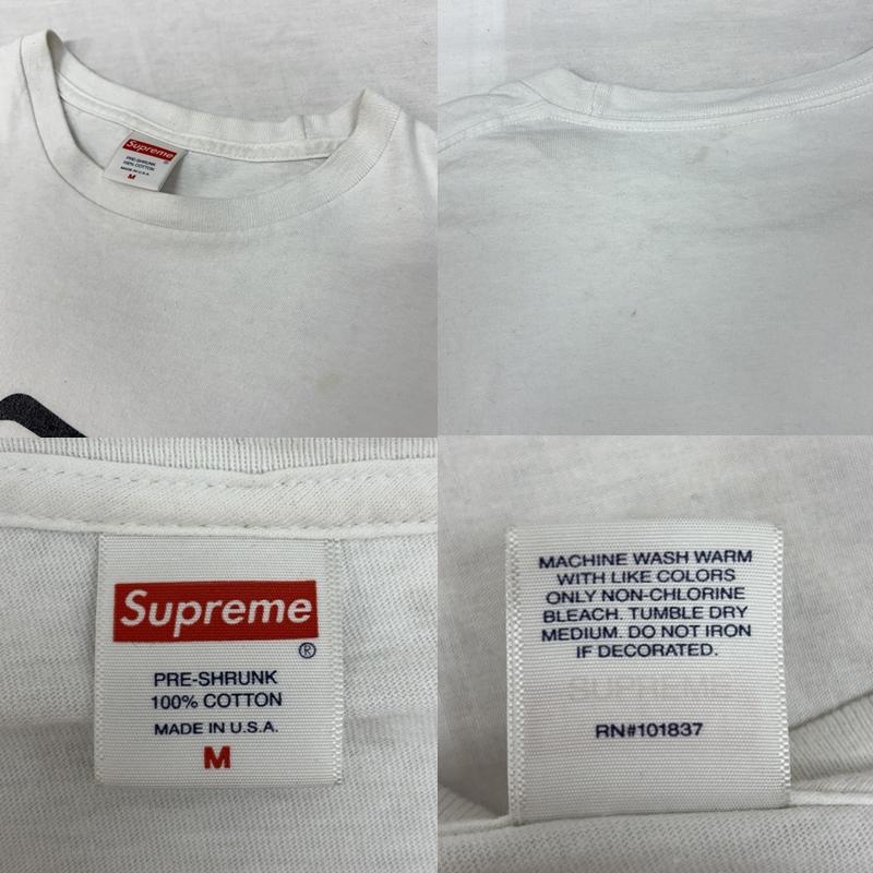 シュプリーム Supreme Tシャツ 長袖 Arabic Logo アラビア語 ロゴ クルーネック ロンT 長袖 Tシャツ M 白 / ホワイト / white メンズ USED 古着 中古 50150956