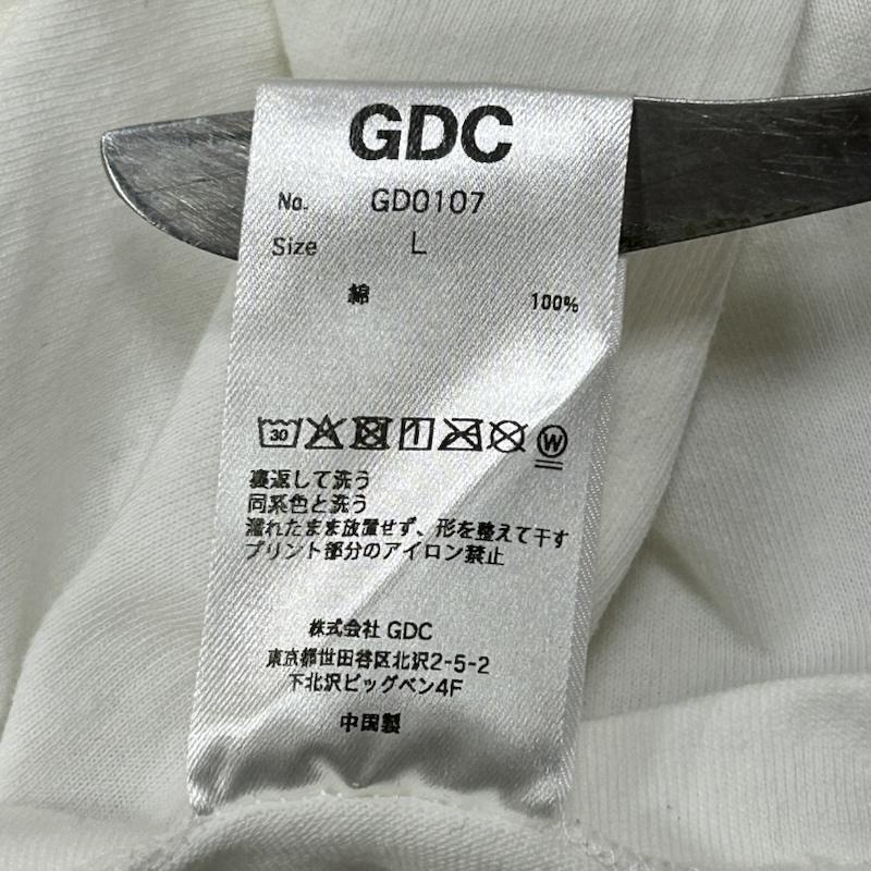 ジーディーシー GDC Tシャツ 半袖 AVA-Ha 2025 半袖Tシャツ ホワイトGD0107 L ロゴ、文字 白 / ホワイト / white メンズ USED 古着 中古 50151362