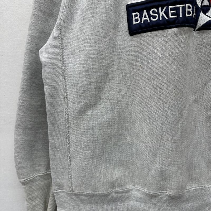 チャンピオン Champion トレーナー 長袖 90s ドリームチーム USA製 刺繍タグ BASKETBALL リバースウィーブ スウェット L 灰 / グレー / gray メンズ USED 古着 中古 50151385